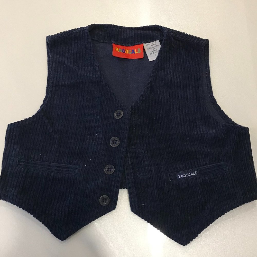 Toddler Cotton Corduroy Vest